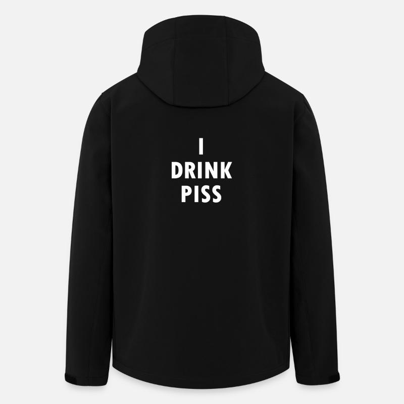 i drink piss - Men’s Recycled Softshell Jacket by Stanley/Stella - black