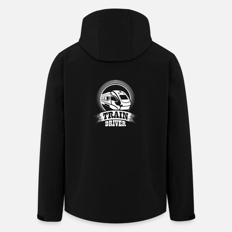 lokführer - Recycelte Männer Softshell-Jacke von Stanley/Stella - Schwarz