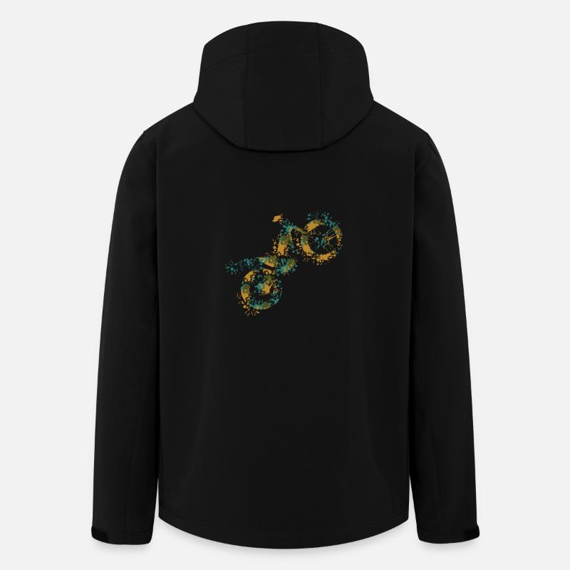 Trial motorcycle - Men’s Recycled Softshell Jacket by Stanley/Stella - black