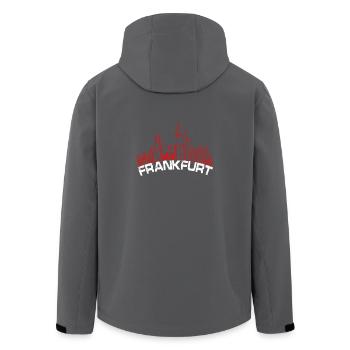 Skyline de Francfort - Veste softshell homme en polyester recyclé Stanley/Stella - noir - Dos - AI Model Male 185 light (185cm)