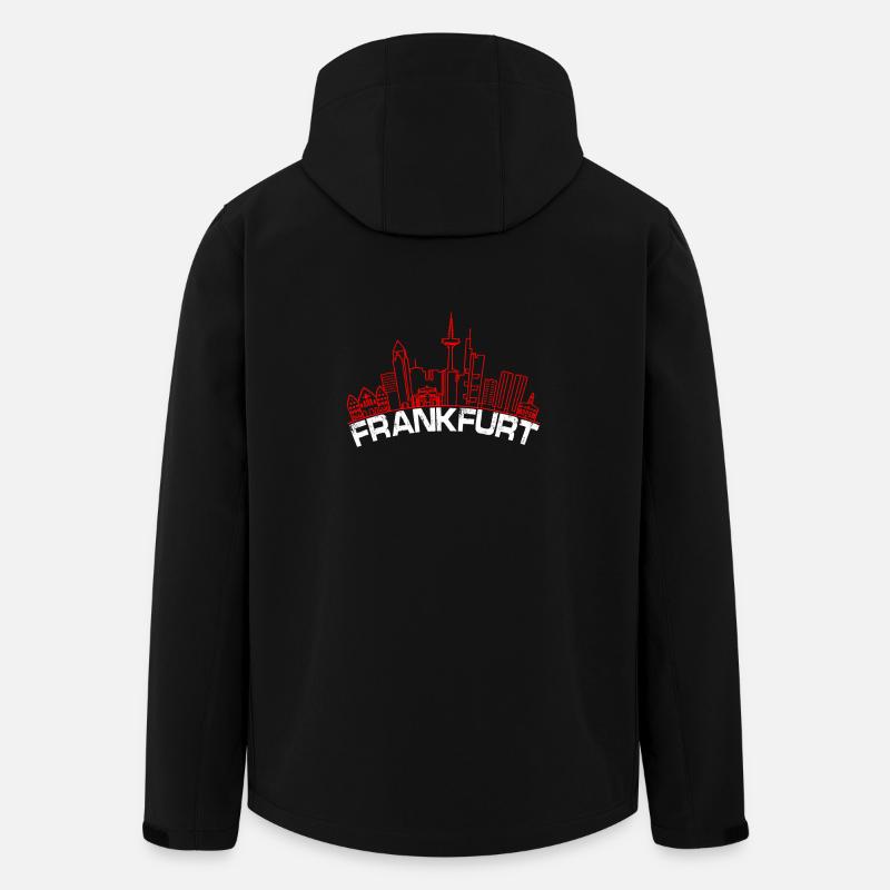 Frankfurt skyline - Men’s Recycled Softshell Jacket by Stanley/Stella - black