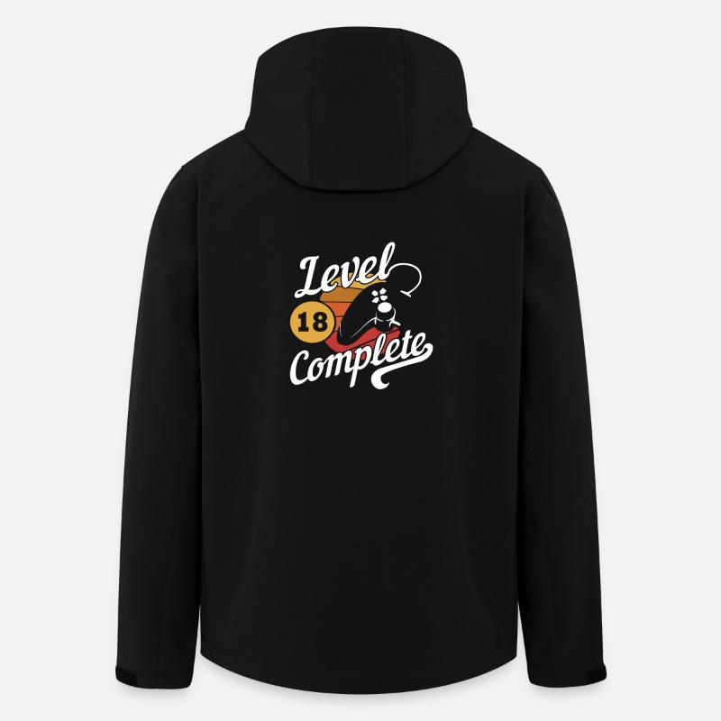 18. Geburtstag Gamer Level 18 - Recycelte Männer Softshell-Jacke von Stanley/Stella - Schwarz