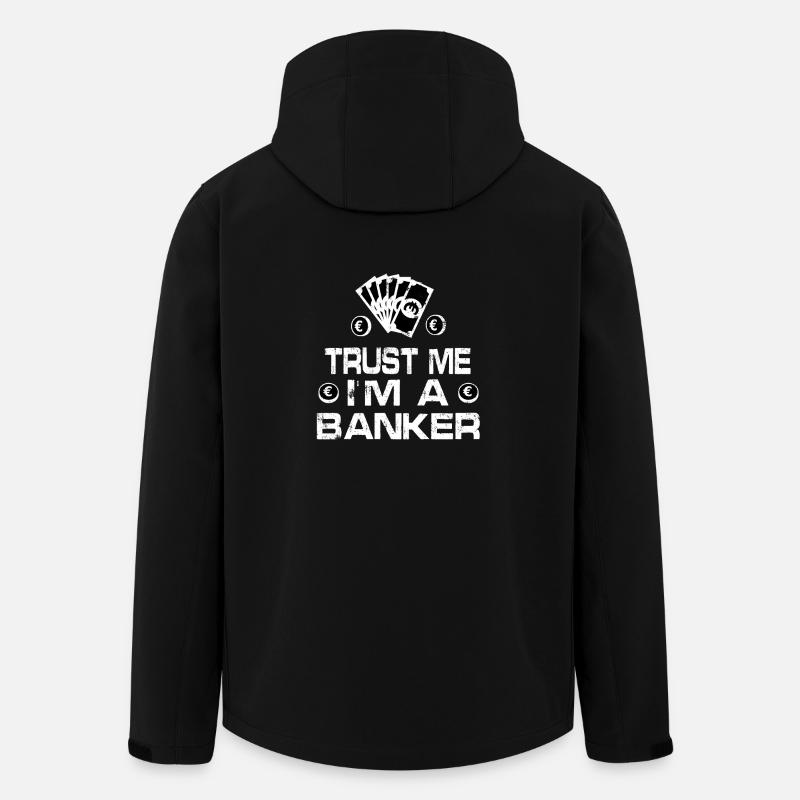 Banker - Recycelte Männer Softshell-Jacke von Stanley/Stella - Schwarz