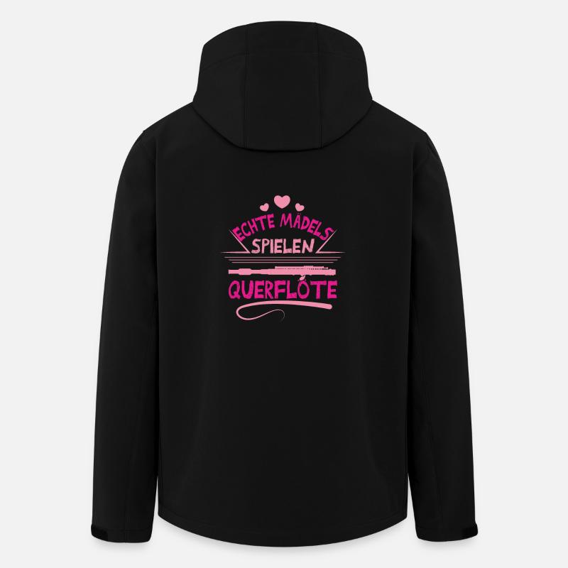 Querflöte Mädels - Recycelte Männer Softshell-Jacke von Stanley/Stella - Schwarz