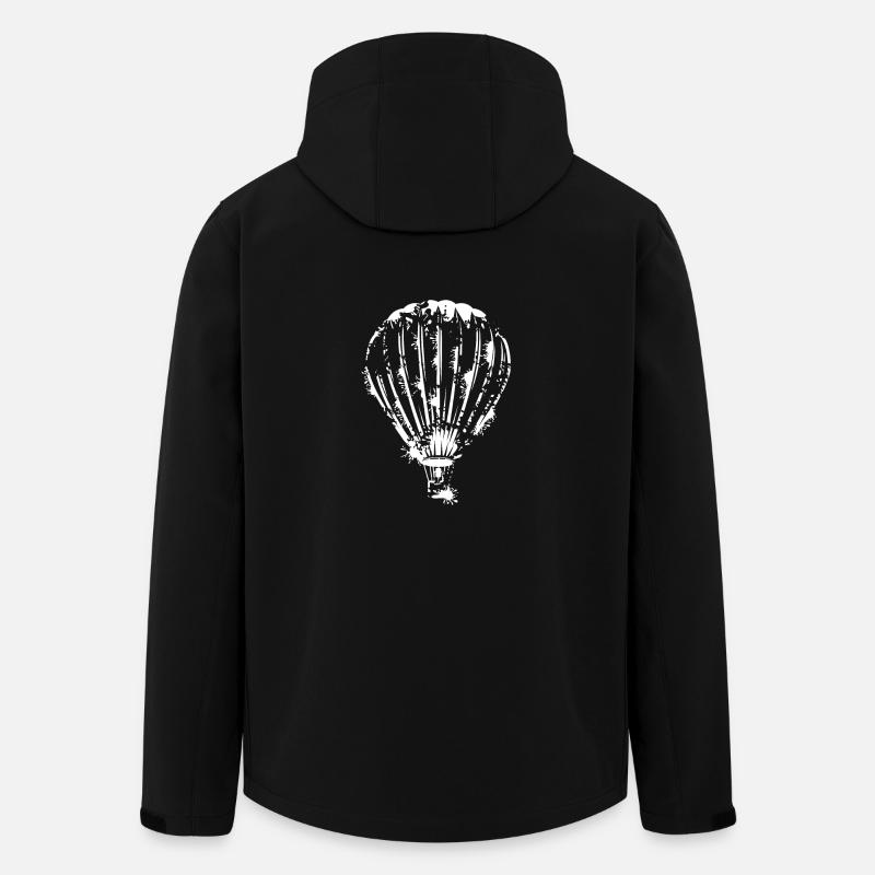 Montgolfière - Veste softshell homme en polyester recyclé Stanley/Stella - noir