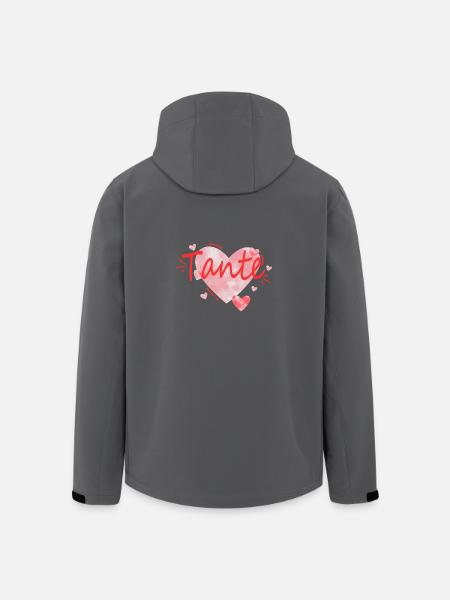 Aunt Heart - Men’s Recycled Softshell Jacket by Stanley/Stella - black