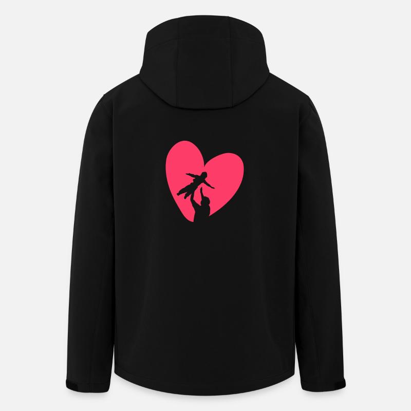 Dad and son - Men’s Recycled Softshell Jacket by Stanley/Stella - black