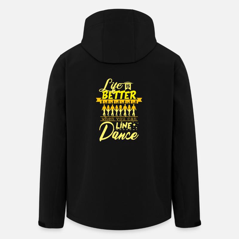 Linedance - Men’s Recycled Softshell Jacket by Stanley/Stella - black