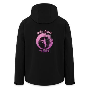 Pole dance tante - Recycelte Männer Softshell-Jacke von Stanley/Stella - Schwarz - Hinten - AI Model Male 185 light (185cm)