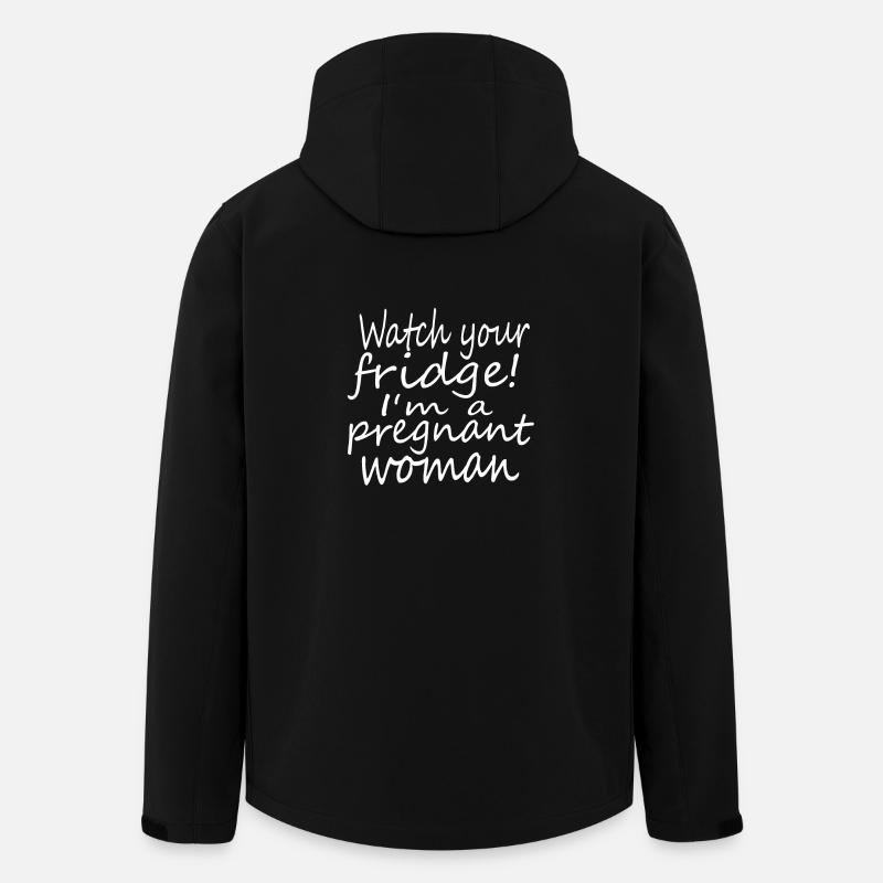 Eating pregnant - Men’s Recycled Softshell Jacket by Stanley/Stella - black
