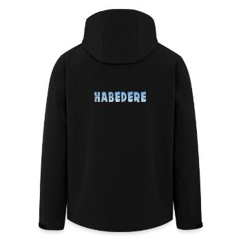 Habedere - Recycelte Männer Softshell-Jacke von Stanley/Stella - Schwarz - Hinten - AI Model Male 185 light (185cm)