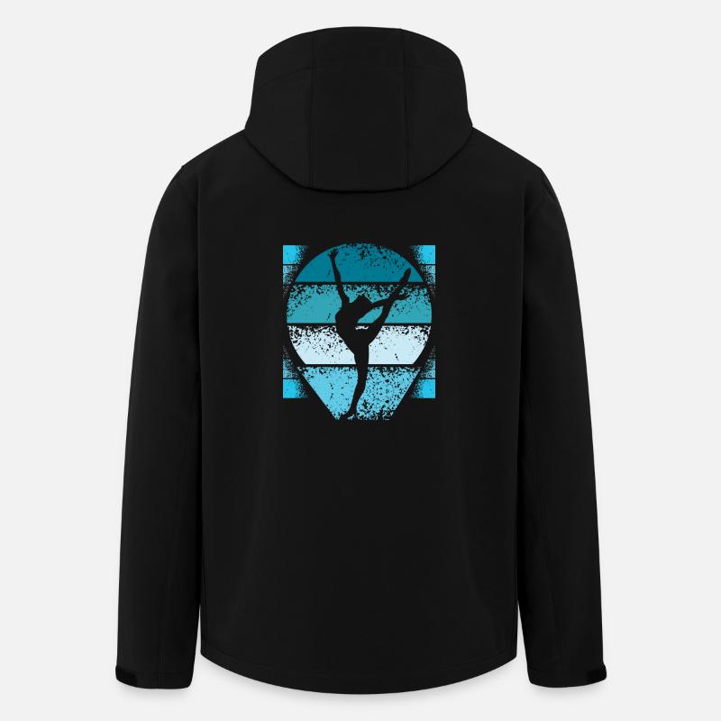 Gymnastics Retro - Men’s Recycled Softshell Jacket by Stanley/Stella - black