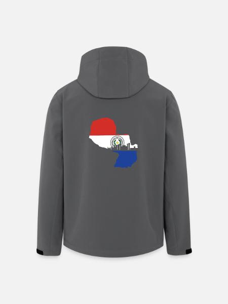Paraguay Flag - Men’s Recycled Softshell Jacket by Stanley/Stella - black
