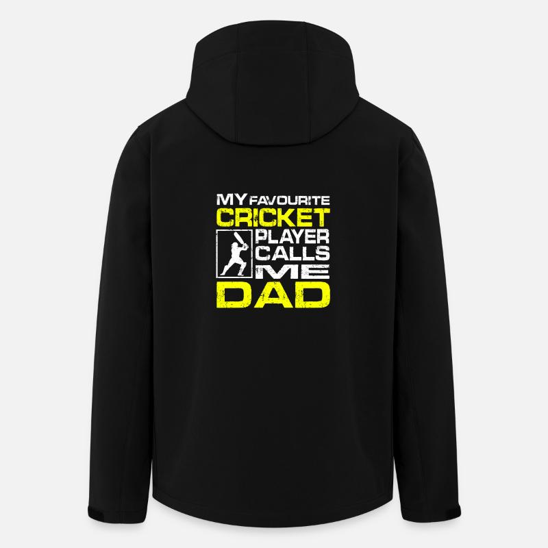Cricket papa - Veste softshell homme en polyester recyclé Stanley/Stella - noir