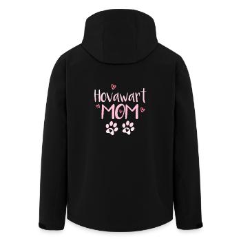 Hovawart Mom - Recycelte Männer Softshell-Jacke von Stanley/Stella - Schwarz - Hinten - AI Model Male 185 light (185cm)
