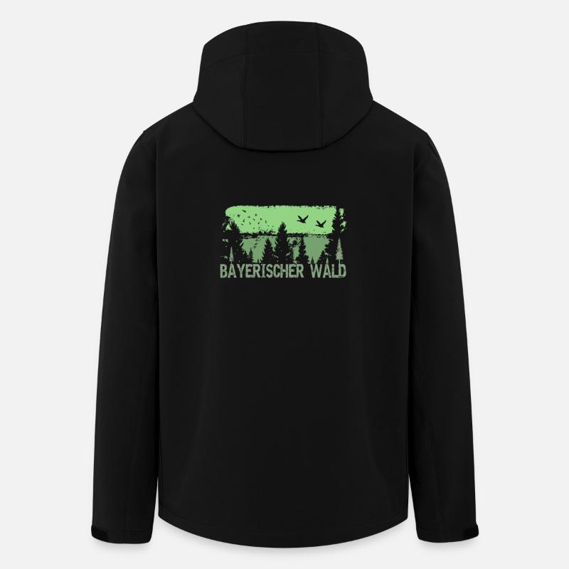 bayrischer wald - Recycelte Männer Softshell-Jacke von Stanley/Stella - Schwarz