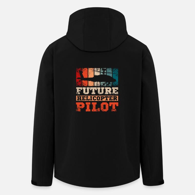 Future helicoper pilot - Men’s Recycled Softshell Jacket by Stanley/Stella - black