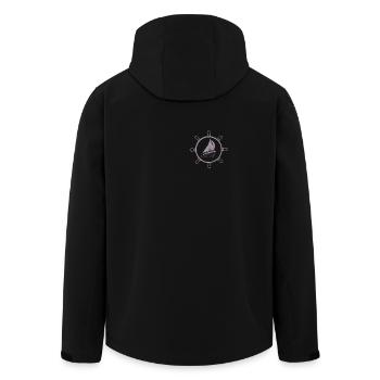 Segeln Segler Segelboot Pocket Design - Recycelte Männer Softshell-Jacke von Stanley/Stella - Schwarz - Hinten - AI Model Male 185 light (185cm)