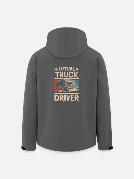 Future truck driver - Men’s Recycled Softshell Jacket by Stanley/Stella - black