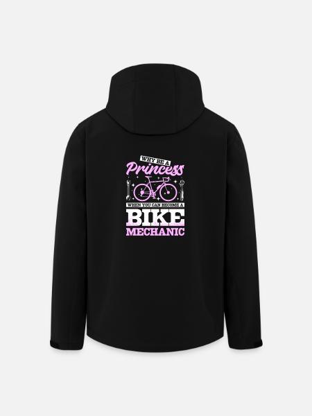 Princess bike mechanic - Men’s Recycled Softshell Jacket by Stanley/Stella - black
