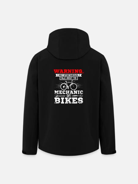 Talk about the mechanic of bikes - Men’s Recycled Softshell Jacket by Stanley/Stella - black