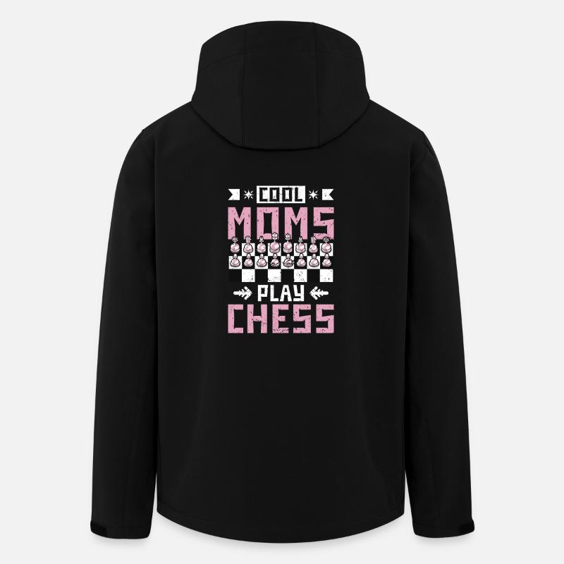 cool moms play chess - Men’s Recycled Softshell Jacket by Stanley/Stella - black