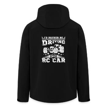 I'd rather be driving my rc car - Recycelte Männer Softshell-Jacke von Stanley/Stella - Schwarz - Hinten - AI Model Male 185 light (185cm)