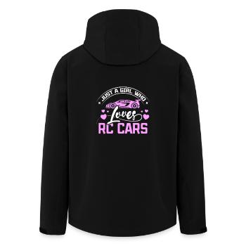 A girl who loves Rc cars - Recycelte Männer Softshell-Jacke von Stanley/Stella - Schwarz - Hinten - AI Model Male 185 light (185cm)