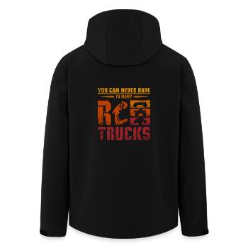 You can never have to many Rc trucks - Recycelte Männer Softshell-Jacke von Stanley/Stella - Schwarz - Hinten - AI Model Male 185 light (185cm)