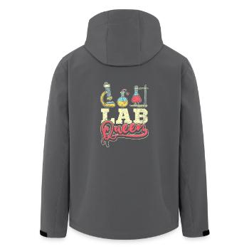 Reine de laboratoire - Veste softshell homme en polyester recyclé Stanley/Stella - charbon - Dos - AI Model Male 185 light (185cm)