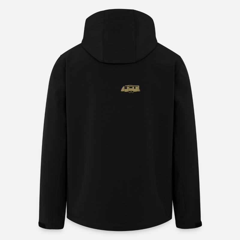 Caravan Shirt - Men’s Recycled Softshell Jacket by Stanley/Stella - black