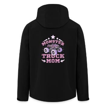 Maman Monster Truck - Veste softshell homme en polyester recyclé Stanley/Stella - noir - Dos - AI Model Male 185 light (185cm)