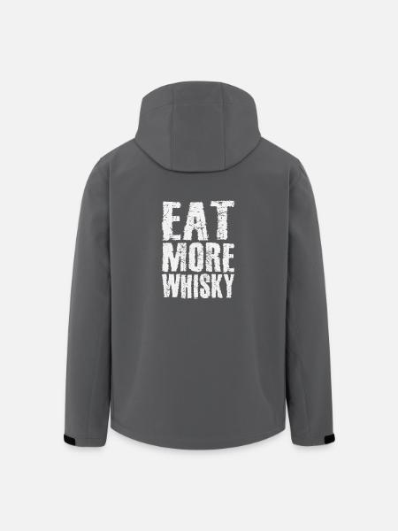 Eat more whisky - Men’s Recycled Softshell Jacket by Stanley/Stella - black