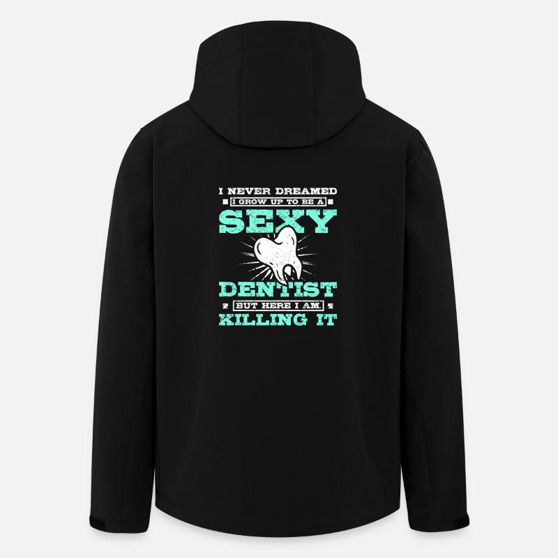 Sexy dentist - Men’s Recycled Softshell Jacket by Stanley/Stella - black