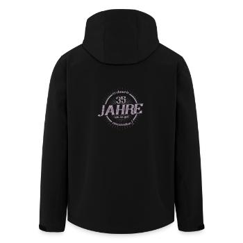 Es dauerte 35 Jahre um so gut auszusehen - Recycelte Männer Softshell-Jacke von Stanley/Stella - Schwarz - Hinten - AI Model Male 185 light (185cm)
