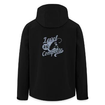 Level 25 Geburtstag Gamer - Recycelte Männer Softshell-Jacke von Stanley/Stella - Schwarz - Hinten - AI Model Male 185 light (185cm)