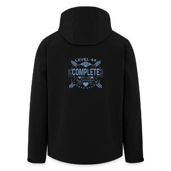 44. GEburtstag Gamer Gaming Console - Men’s Recycled Softshell Jacket by Stanley/Stella - black - Back - AI Model Male 185 light (185cm)