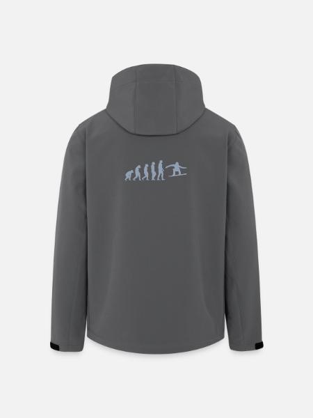 Snowboarder Geschenkideen - Recycelte Männer Softshell-Jacke von Stanley/Stella - Schwarz