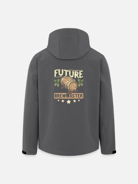 Future Brewmaster - Men’s Recycled Softshell Jacket by Stanley/Stella - black