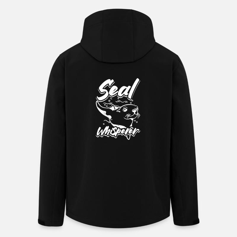 Seal whisperer - Recycelte Männer Softshell-Jacke von Stanley/Stella - Schwarz