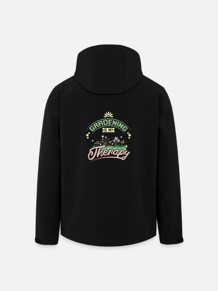 Gardening is my therapy - Men’s Recycled Softshell Jacket by Stanley/Stella - black