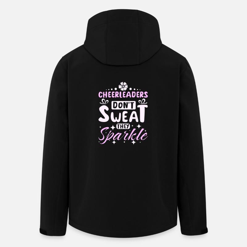 Cheerleader don't sweat they sparkle - Recycelte Männer Softshell-Jacke von Stanley/Stella - Schwarz