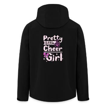 Pretty little cheer girl - Recycelte Männer Softshell-Jacke von Stanley/Stella - Schwarz - Hinten - AI Model Male 185 light (185cm)