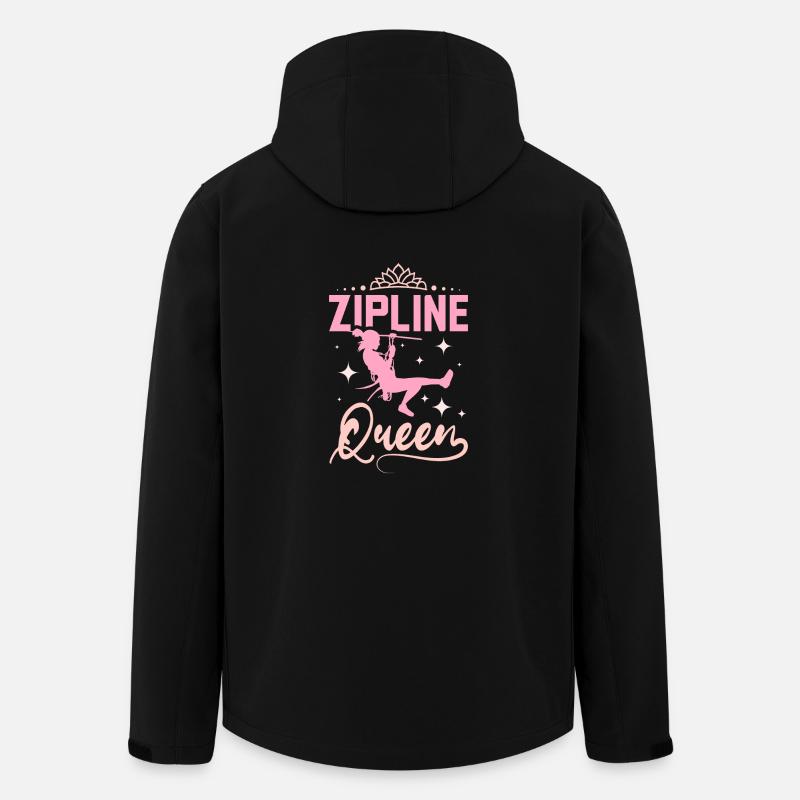 Zipline queen - Men’s Recycled Softshell Jacket by Stanley/Stella - black
