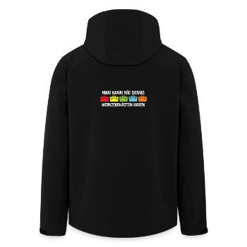 Man kann nie genug Werkzeugkästen haben - Recycelte Männer Softshell-Jacke von Stanley/Stella - Schwarz - Hinten - AI Model Male 185 light (185cm)