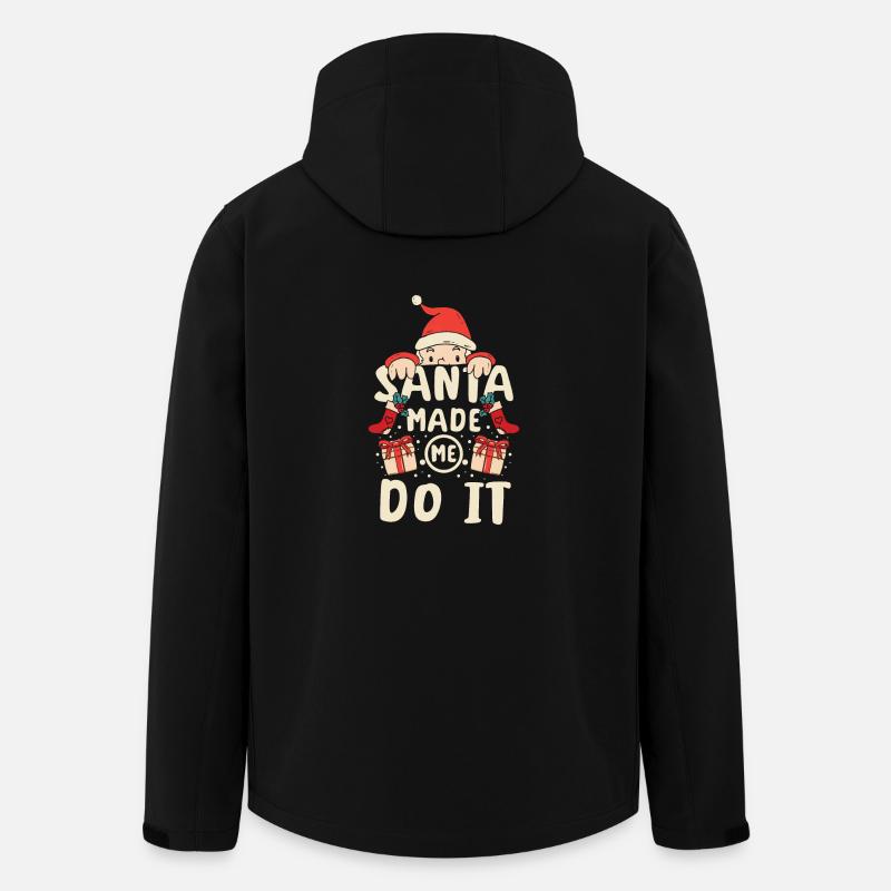 Santa is watching you - Men’s Recycled Softshell Jacket by Stanley/Stella - black