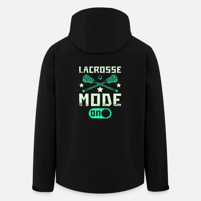 Lacrosse mode on - Men’s Recycled Softshell Jacket by Stanley/Stella - black