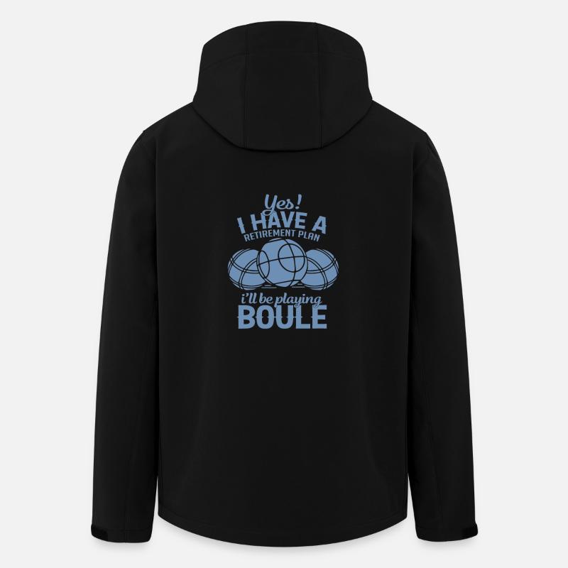 Régime de retraite Boule - Veste softshell homme en polyester recyclé Stanley/Stella - noir