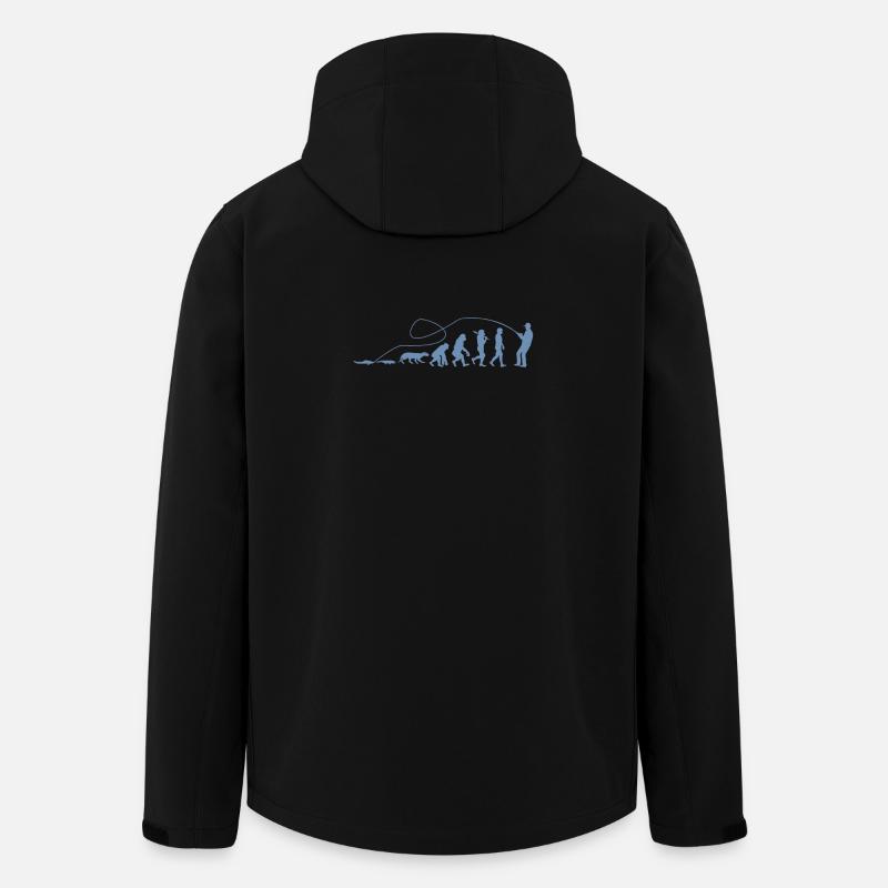 Evolution Angler TShirt - Men’s Recycled Softshell Jacket by Stanley/Stella - black