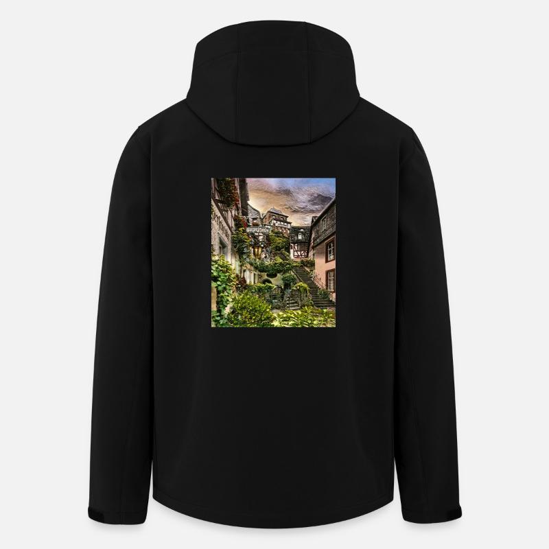 Beilstein, Deutschland - Recycelte Männer Softshell-Jacke von Stanley/Stella - Schwarz